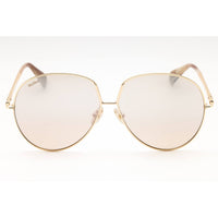 Max Mara Women's Sunglasses - Gold Metal Aviator Shape Full Rim Frame | MM0081 32G ,