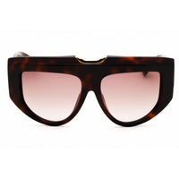 Max Mara Women's Sunglasses - Dark Havana Acetate Oversized Frame | MM0083 52F ,