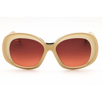 Max Mara Women's Sunglasses - Ivory Acetate Cat Eye Full Rim Frame | MM0087 25F ,