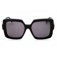 Max Mara Women's Sunglasses - Shiny Black Acetate Oversized Frame | MM0088 01A ,