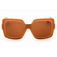 Max Mara Women's Sunglasses - Orange Acetate Oversized Full Rim Frame | MM0088 44E ,