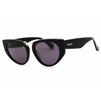 Max Mara Women's Sunglasses - Shiny Black Acetate Full Rim Frame | MM0093 01A ,