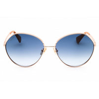 Max Mara Women's Sunglasses - Gold Metal Round Shape Full Rim Frame | MM0096 33W ,