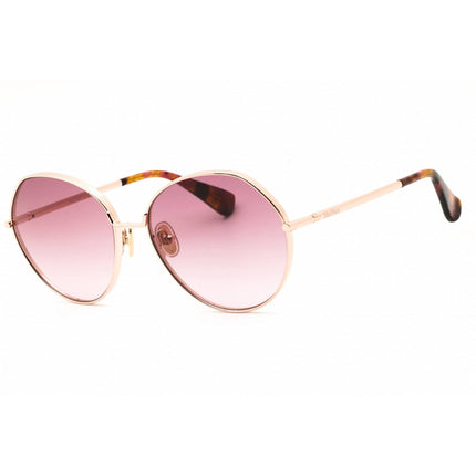 Max Mara Women's Sunglasses - Shiny Rose Gold Metal Full Rim Frame | MM0096 28Z ,