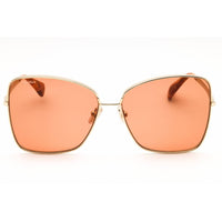 Max Mara Women's Sunglasses - Gold Metal Oversized Full Rim Frame | MM0097 32E ,