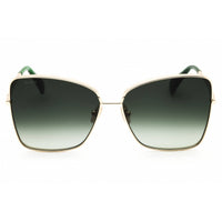 Max Mara Women's Sunglasses - Gold Metal Oversized Full Rim Frame | MM0097 32P ,