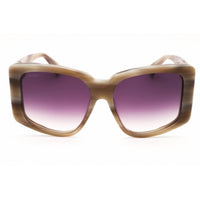 Max Mara Women's Sunglasses - Beige Horn Acetate Oversized Frame | MM0098 60Z ,
