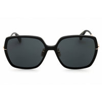 Max Mara Women's Sunglasses - Shiny Black Acetate Rectangular Frame | MM0112-K 01A ,