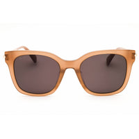 Max Mara Women's Sunglasses - Shiny Beige Acetate Rectangular Frame | MM0115-K 57E ,