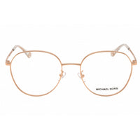 Michael Kors Women's Eyeglasses - Round Shape Rose Gold Metal Frame | 0MK3067D 1108 ,