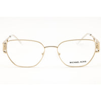 Michael Kors Women's Eyeglasses - Rectangular Light Gold Metal Frame | 0MK3087 1014 ,