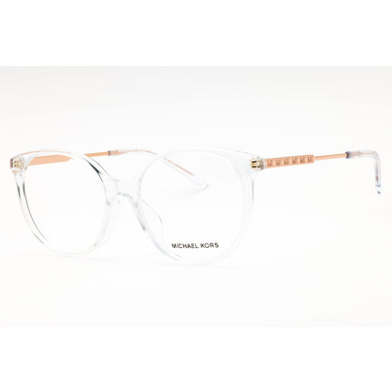 Michael Kors Women's Eyeglasses - Round Transparent Plastic Frame | 0MK4093F 3015 ,