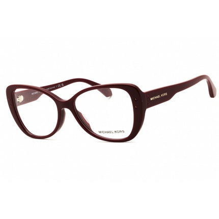 Michael Kors Women's Eyeglasses - Dark Red Acetate Full Rim Frame | 0MK4138B 4004 ,