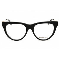 Michael Kors Women's Eyeglasses - Black/Gold Acetate Cat Eye Frame | MK4137 3005 ,