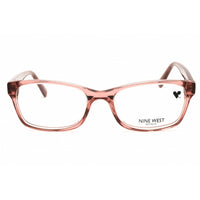 Nine West Women's Eyeglasses - Crystal Rose Acetate Rectangular Frame | NW5210N 601 ,