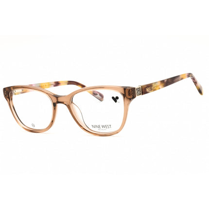 Nine West Women's Eyeglasses - Crystal Camel Acetate Cat Eye Full Rim | NW5215 220 ,