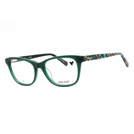 Nine West Women's Eyeglasses - Emerald Milky Acetate Cat Eye Full Rim | NW5227 340 ,