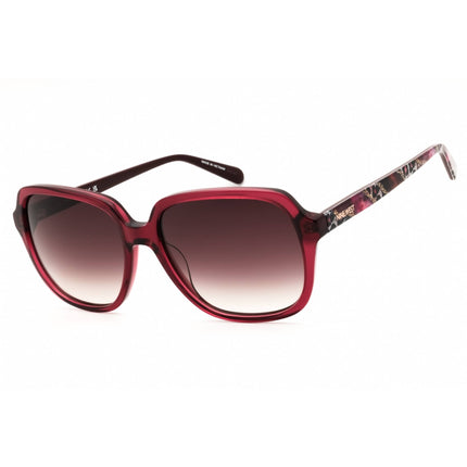 Nine West Women's Sunglasses - Magenta Crystal Acetate Square Full Rim | NW663S 615 ,