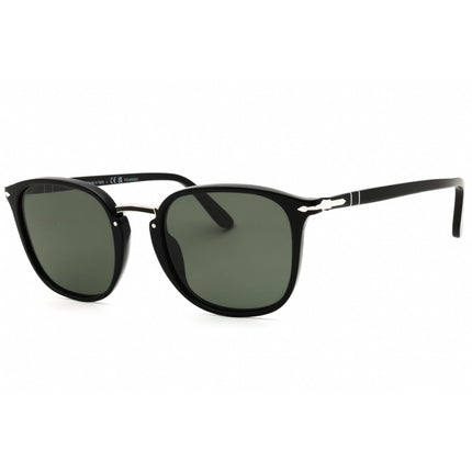 Persol Men's Sunglasses - Black Acetate Square Shape Full Rim Frame | 0PO3186S 95/58 ,