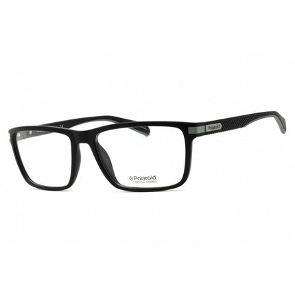 Polaroid Core Men's Eyeglasses - Matte Black Plastic Rectangular | Pld D 354 0003 00 ,