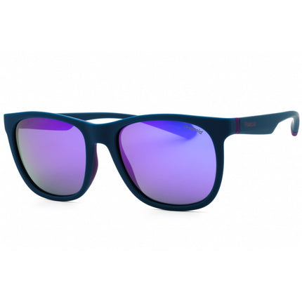 Polaroid Core Men's Sunglasses - Matte Blue Full Rim Frame | PLD 2140/S 0802 MF ,