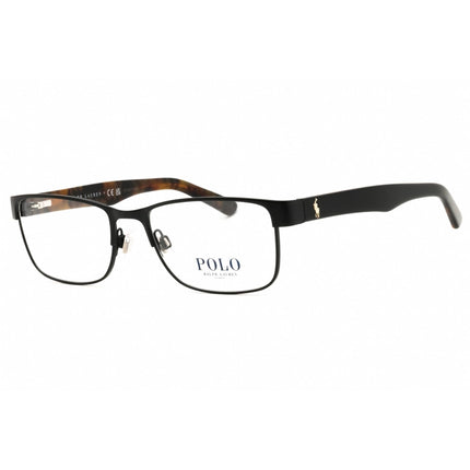 Polo Ralph Lauren Men's Eyeglasses - Black/Brown Metal Full Rim Frame | PH1157 9038 ,