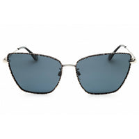 Prive Revaux Women's Sunglasses - Silver/Black Metal Cat Eye Frame | PURR/S 02BS M9 ,