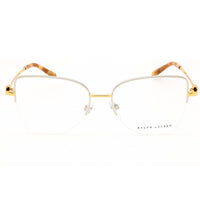 Ralph Lauren Women's Eyeglasses - Silver Metal Cat Eye Half Rim Frame | 0RL5122 9463 ,