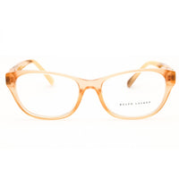 Ralph Lauren Women's Eyeglasses - Transparent Peach Full Rim Frame | 0RL6237U 6110 ,