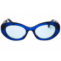 Salvatore Ferragamo Women's Sunglasses - Blue Acetate Cat Eye Full Rim | SF1080S 435 ,