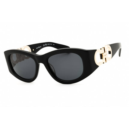 Salvatore Ferragamo Women's Sunglasses - Black Acetate Cat Eye Frame | SF1082S 001 ,