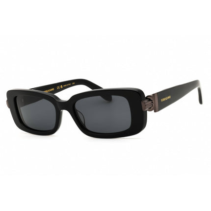 Salvatore Ferragamo Women's Sunglasses - Black Acetate Rectangular Frame | SF1105S 001 ,