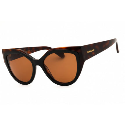 Salvatore Ferragamo Women's Sunglasses - Tortoise/Black Acetate Frame | SF2004S 241 ,