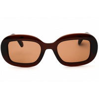 Salvatore Ferragamo Women's Sunglasses - Transparent Brown Oval Frame | SF2038SE 232 ,