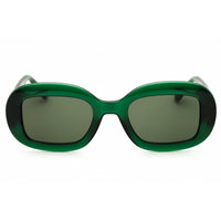 Salvatore Ferragamo Women's Sunglasses - Transparent Green Oval Frame | SF2038SE 317 ,