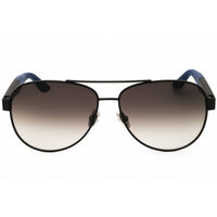 Salvatore Ferragamo Men's Sunglasses - Matte Black Metal Aviator Frame | SF275SN 002 ,