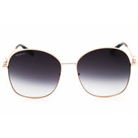 Salvatore Ferragamo Women's Sunglasses - Rose Gold Metal Oversized Frame | SF297S 771 ,