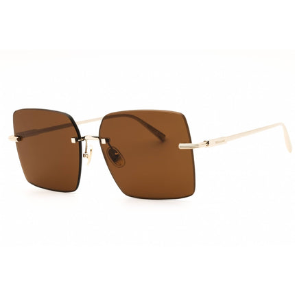 Salvatore Ferragamo Women's Sunglasses - Gold Metal Square Shape Frame | SF311S 745 ,