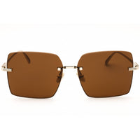 Salvatore Ferragamo Women's Sunglasses - Gold Metal Square Shape Frame | SF311S 745 ,