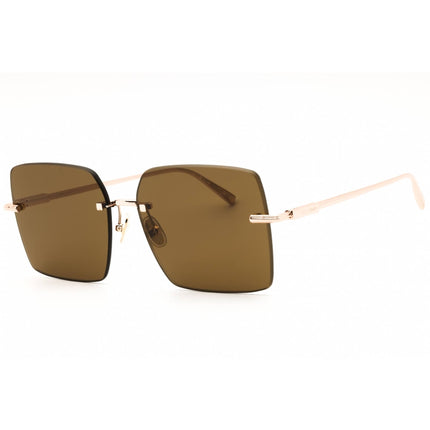 Salvatore Ferragamo Women's Sunglasses - Rose Gold Metal Square Frame | SF311S 780 ,
