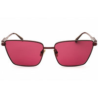 Salvatore Ferragamo Women's Sunglasses - Wine Metal Cat Eye Shape Frame | SF331S 606 ,