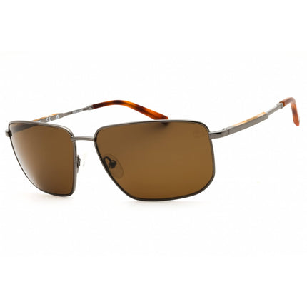 Timberland Men's Sunglasses - Shiny Dark Nickeltin Metal Full Rim Frame | TB00010 06H ,