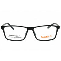 Timberland Men's Eyeglasses - Shiny Black Plastic Square Full Rim Frame | TB1732 001 ,