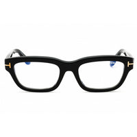 Tom Ford Women's Eyeglasses - Shiny Black Acetate Rectangular Frame | FT6045-B 001 ,