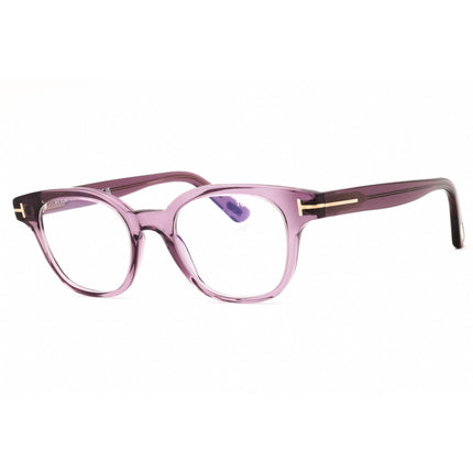 Tom Ford Unisex Eyeglasses - Shiny Violet Acetate Square Full Rim Frame | FT6130-B 081 ,