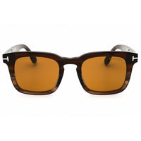Tom Ford Men's Sunglasses - Brown Havana Acetate Rectangular Frame | FT0751 55E ,