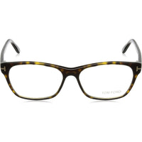 Tom Ford Women's Eyeglasses - Dark Havana Acetate Rectangular Frame | FT5405 052 ,