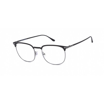Tom Ford Men's Eyeglasses - Matte Black Metal Oval Full Rim Frame | FT5549-B 005 ,