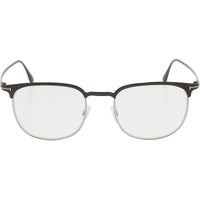 Tom Ford Men's Eyeglasses - Matte Black Metal Oval Full Rim Frame | FT5549-B 005 ,