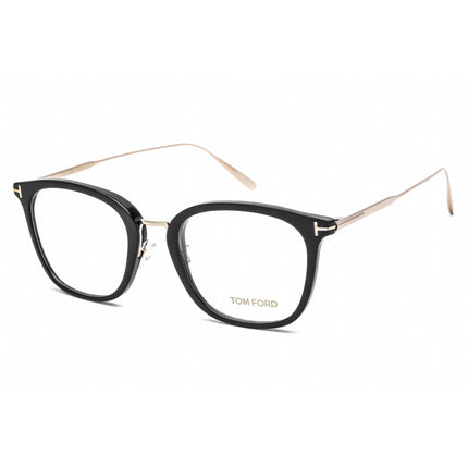 Tom Ford Men's Eyeglasses - Black Acetate Rectangular Full Rim Frame | FT5570-K 001 ,